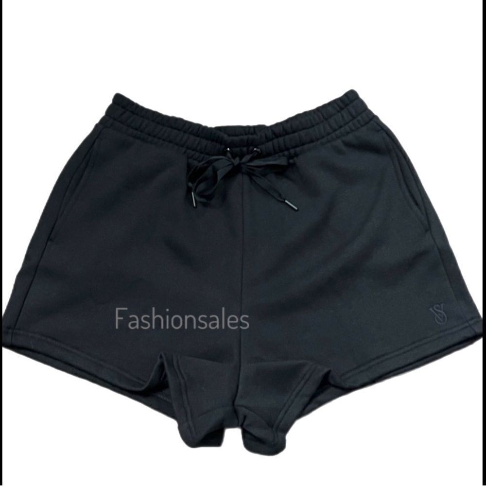 Victorias Secret New Boyfriend Fleece Shorts Black Medium